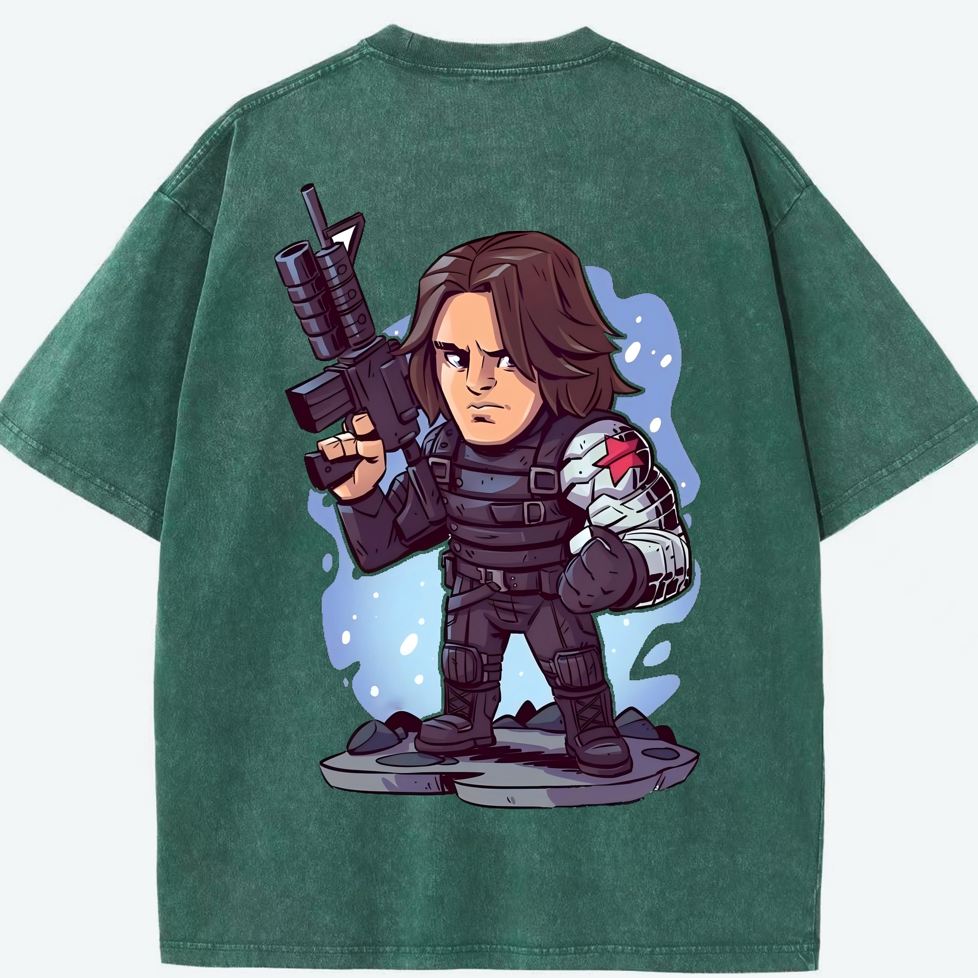 （画像用） アベンジャーズ The Avengers 綿100% ヴィンテージ風 半袖Tシャツ（背面プリント）